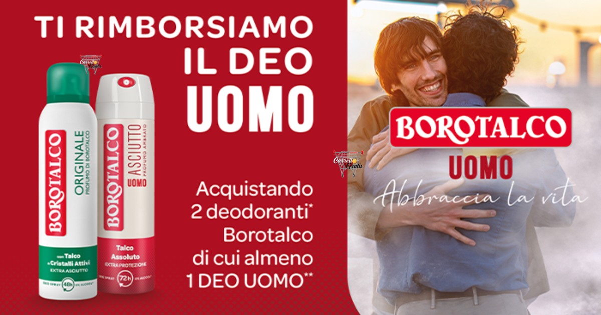"Un abbraccio che ti rimborsa"