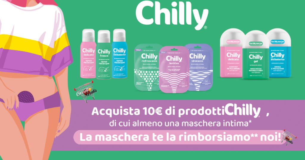 Chilly ti rimborsa la maschera