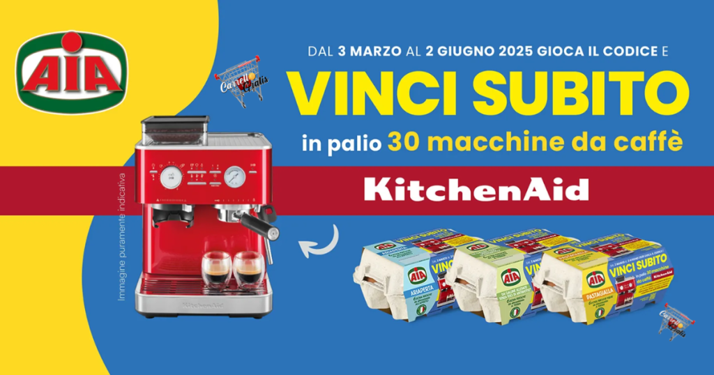"Aia uova 2025" vinci KitchenAid