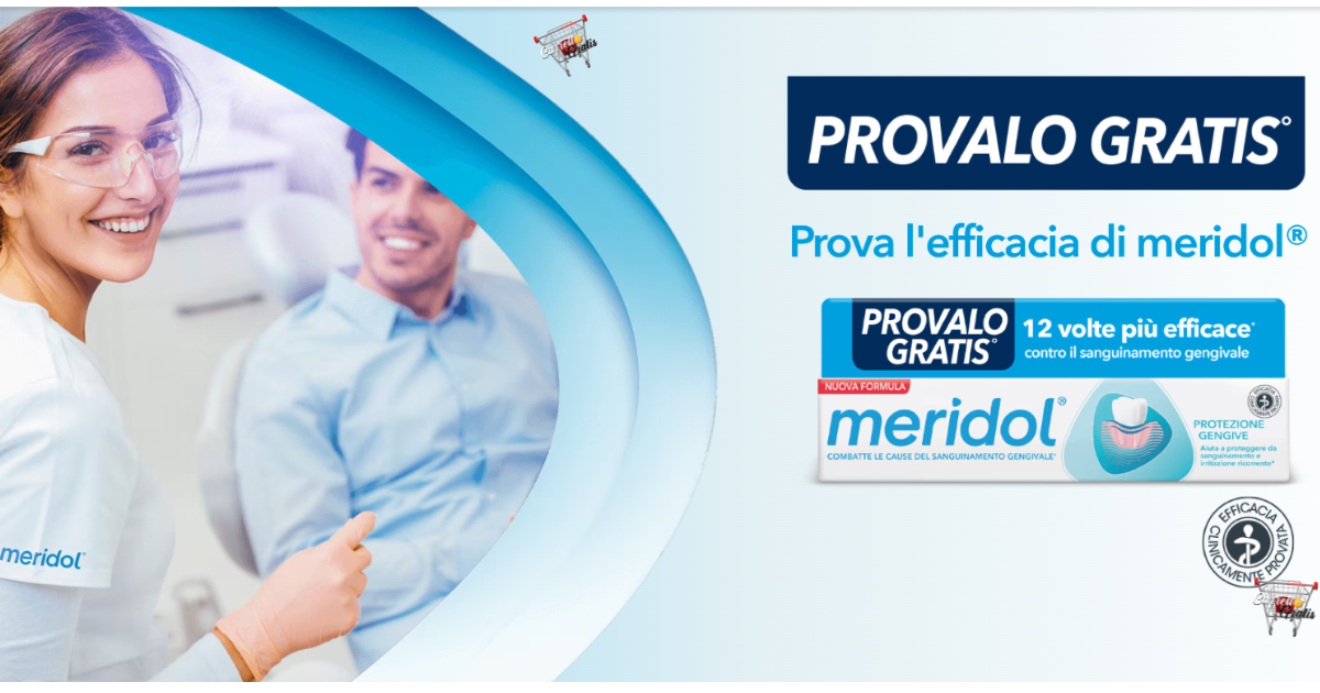 Provami gratis dentifricio Meridol