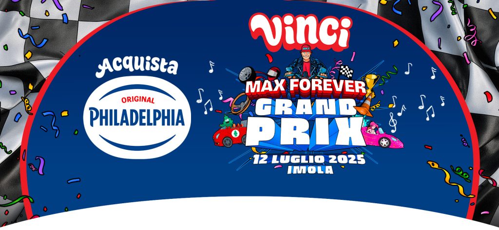 Acquista Philadelphia e Vinci Max Forever Grand Prix
