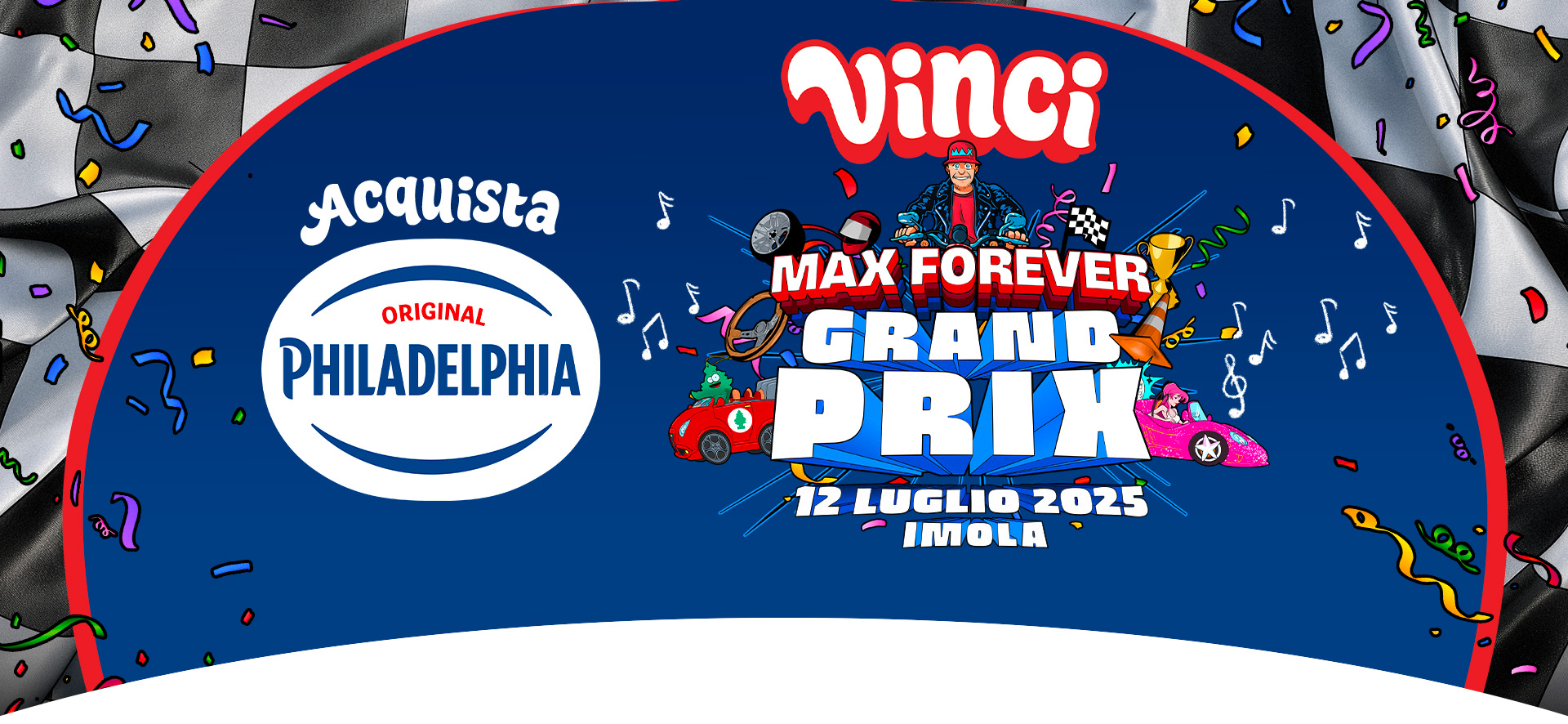 Acquista Philadelphia e Vinci Max Forever Grand Prix