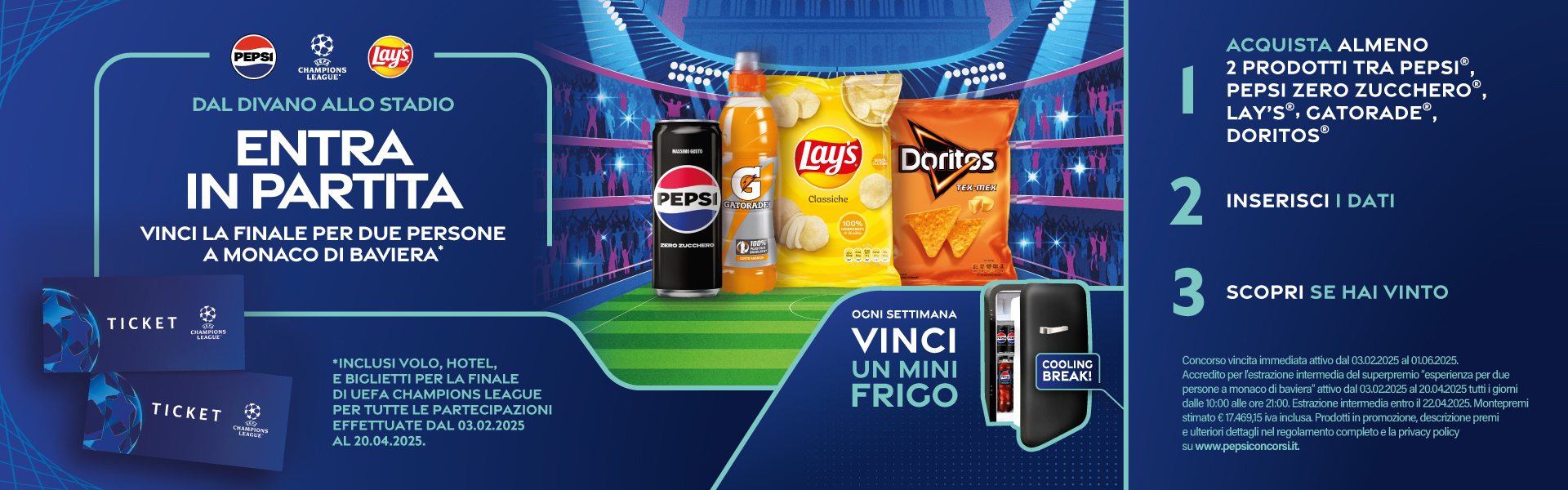 "Dal divano allo stadio"