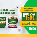 Activia vinci un buono spesa da 150€