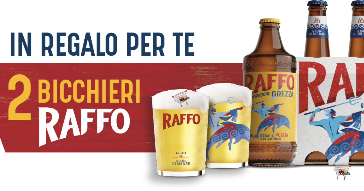Bevi Raffo e ricevi due bicchieri esclusivi