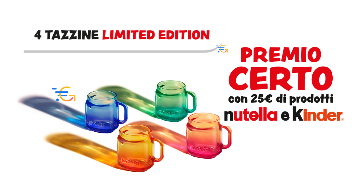 Richiedi Tazzine Nutella 2025