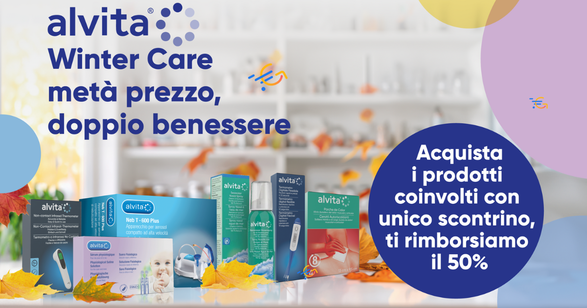 Alvita metà prezzo, doppio benesser